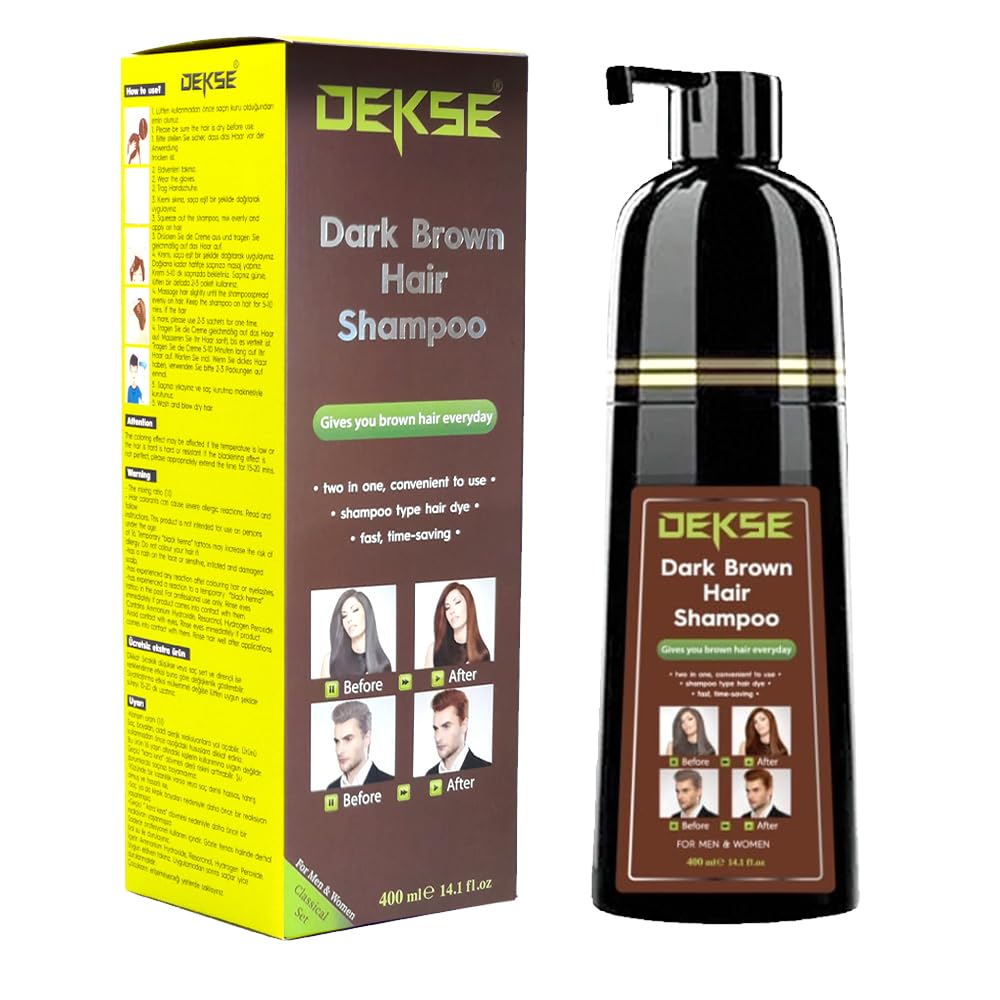 Шампунь Dekse Dark Brown Hair Shampoo 400 мл, фото №1