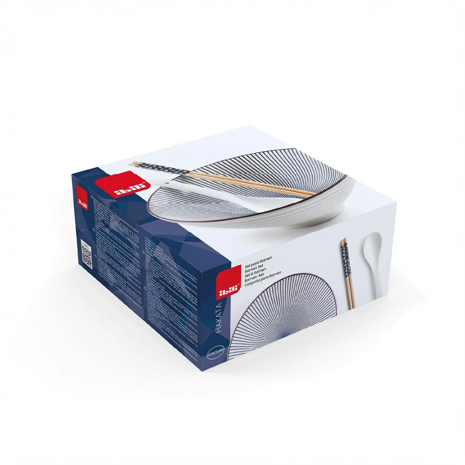 Набор: миска для ремня Hakata IBILI + ложка + 2 палочки, фарфор, фото №4