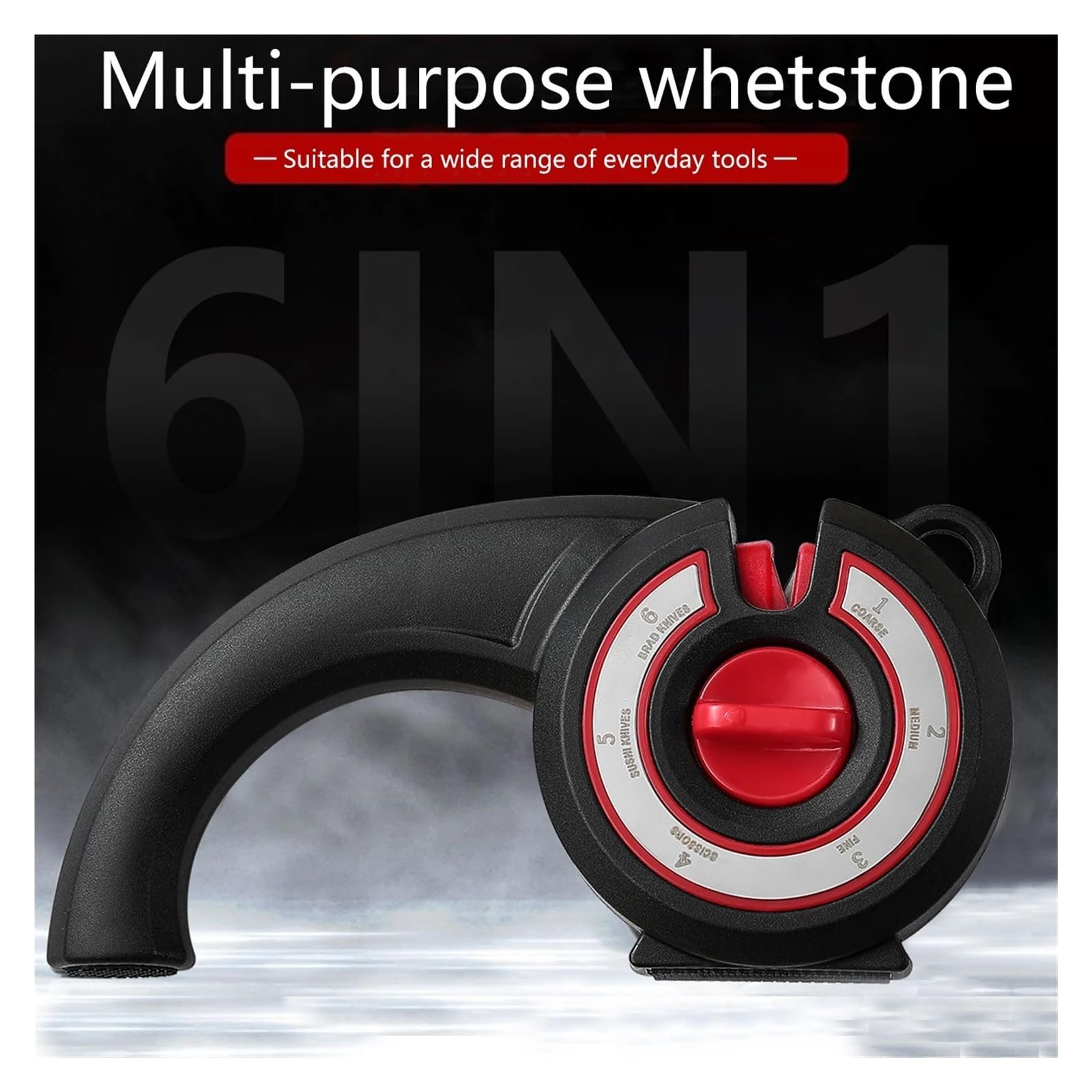 Точилка для ножей профессиональная 6 в 1 с регулируемым углом, фото №3