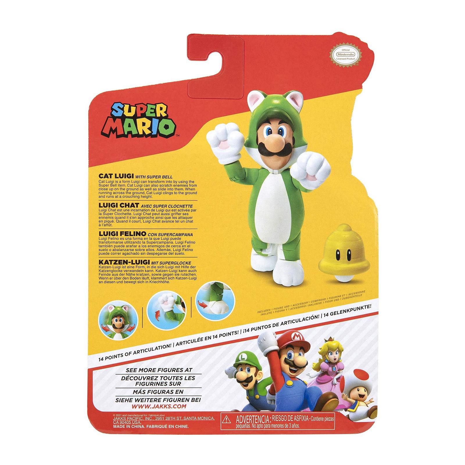 Фигурка Кот Луиджи Super Mario World of Nintendo Series 1-5, фото №7