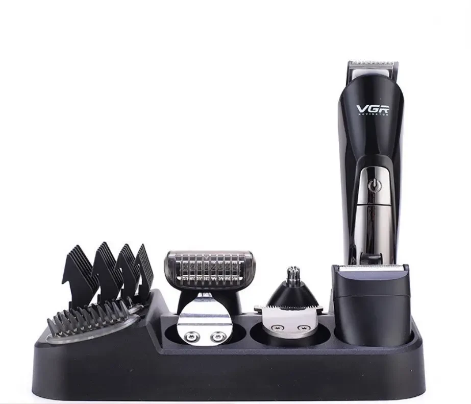 Профессиональная машинка для стрижки волос 6в1 VGR V-012 беспроводной триммер бороды носа, фото №3 Профессиональная машинка для стрижки волос 6в1 VGR V-012 беспроводной триммер бороды носа, фото №3