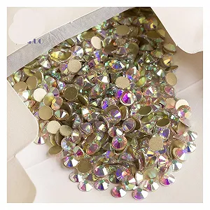 Стрази AB-кристали, плоска задня частина (SS16, 1440 шт.), AB SS40, 144 шт. synthetic.ua - Фото 1