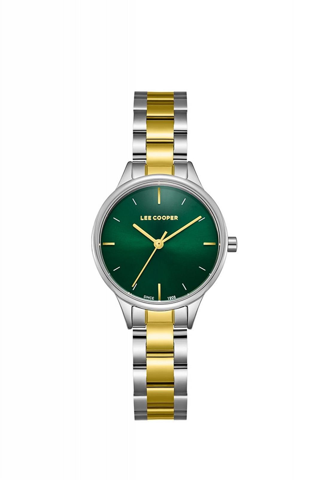 Жіночий годинник LEE COOPER LC08080.270 Аналоговий Темно-зелений циферблат, фото №1