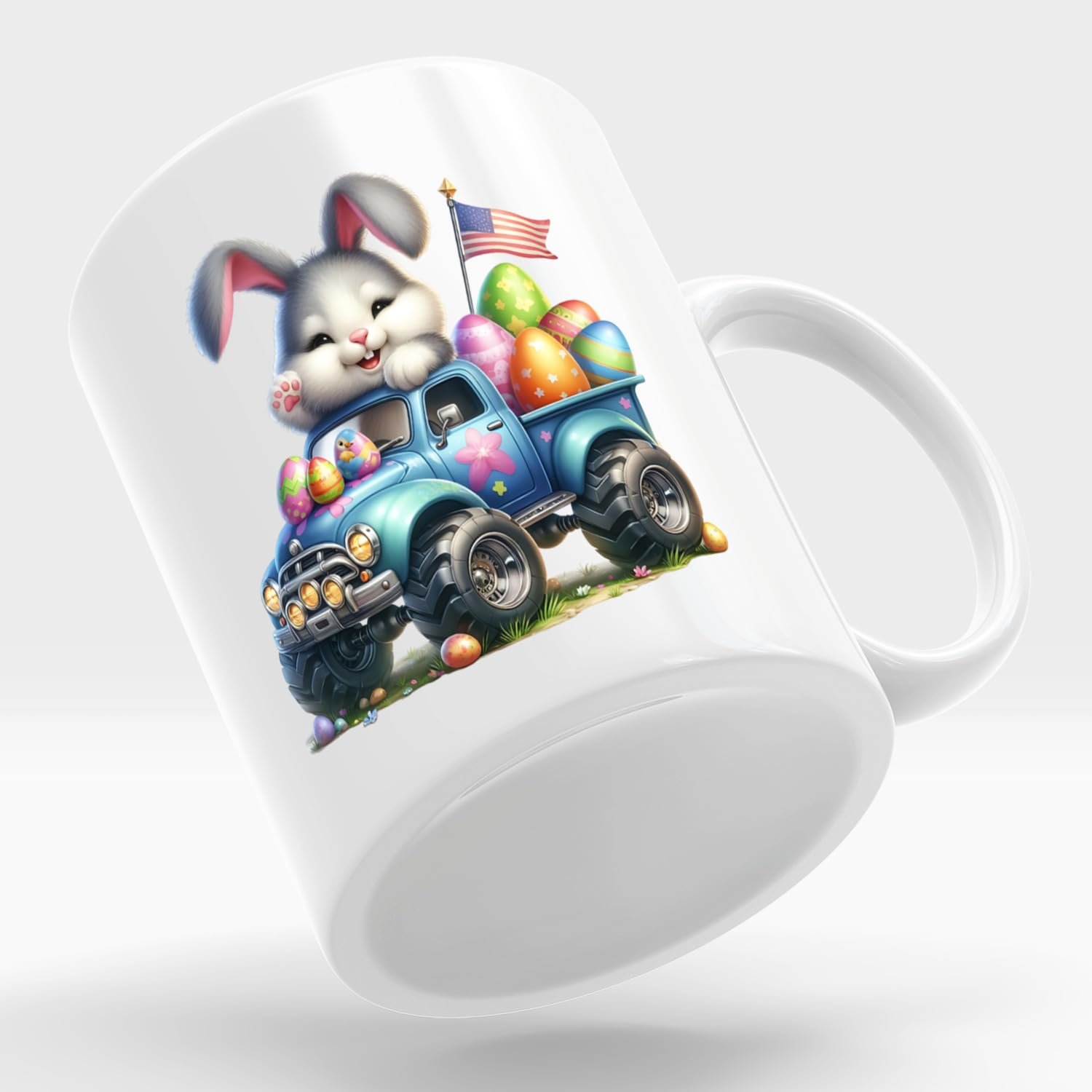 Детская смешная кружка Monster Truck, фото №2