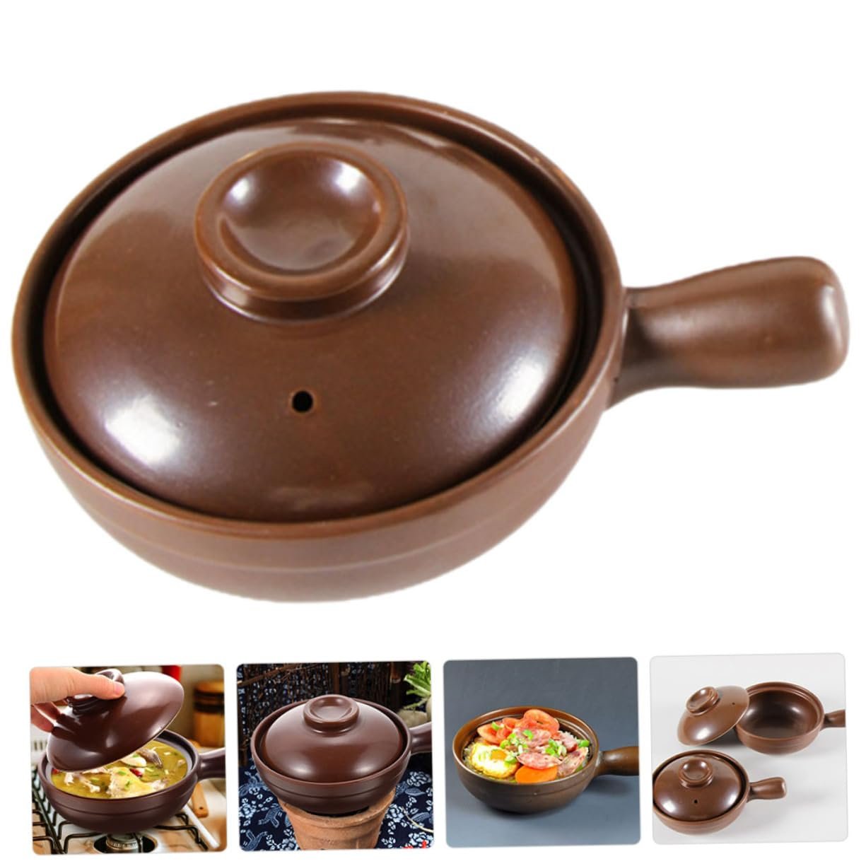 Ківш керамічний Ipetboom термостійкий з антипригарним покриттям, фото №7