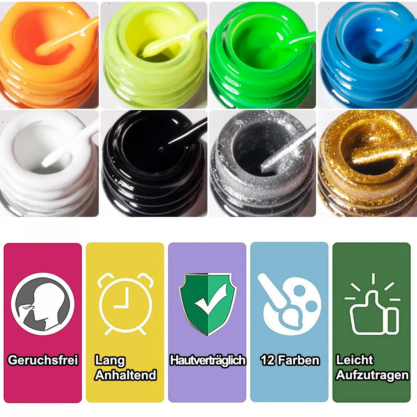 Гель-лак для ногтей White Liner, Гель-лак для французского маникюра, УФ-гель-лак для дизайна ногтей, Гель-лак Fine Liner Soak Off UV LED для женщин, DIY Salon (White), фото №7