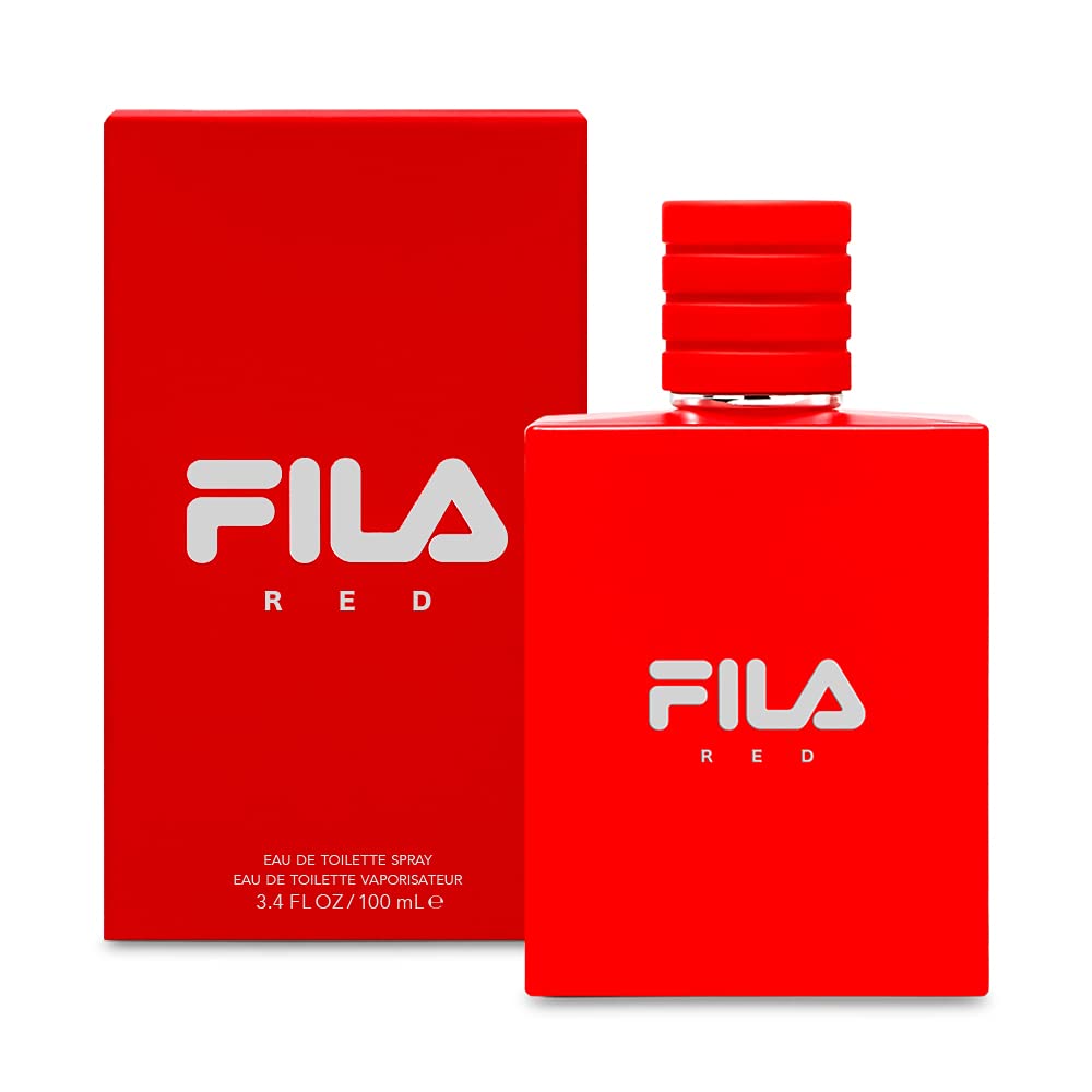 FILA Red Франгранс для мужчин Eau de Toilette Спрей Ноты Бергамота, Жасмина, Мускатного ореха, Сандалового дерева 100 мл, фото №1
