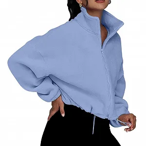 Жіноча кофта на блискавці Onsoyours, з довгими рукавами - Фото 1