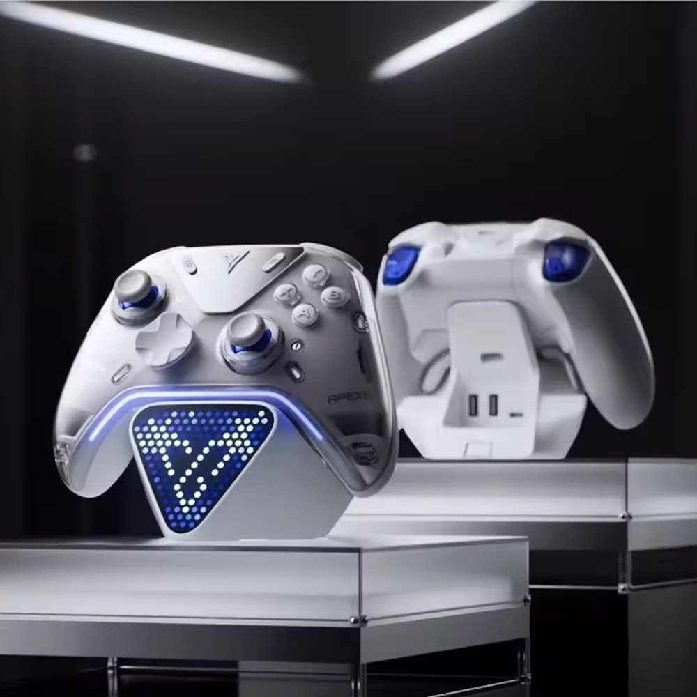 Док-станція для геймпадів Flydigi APEX5/Vader 5 Pro White, фото №3