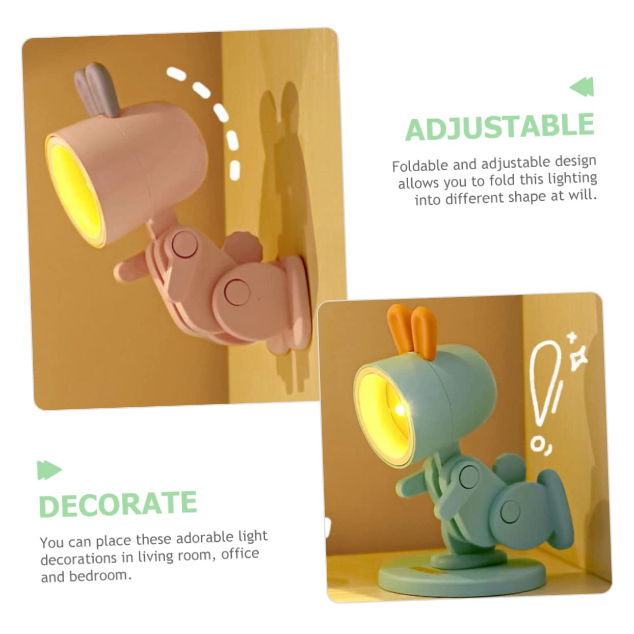 Лампа Artibetter Mini Desk Lamp світлодіодна Нічник 4 шт., фото №4