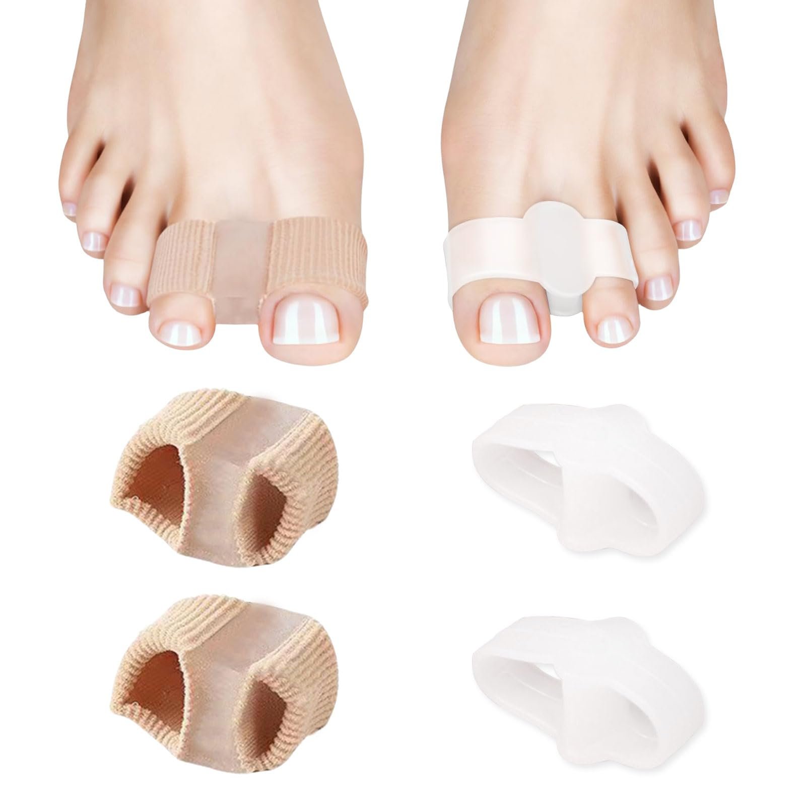 Роздільник для великого пальця ноги Гелевий коректор вальгусної деформації 2 шт., фото №1 Роздільник для великого пальця ноги Гелевий коректор вальгусної деформації 2 шт., фото №1