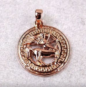 Жіноча підвіска "Стрілець - знак зодіаку" synthetic.ua - Фото 1