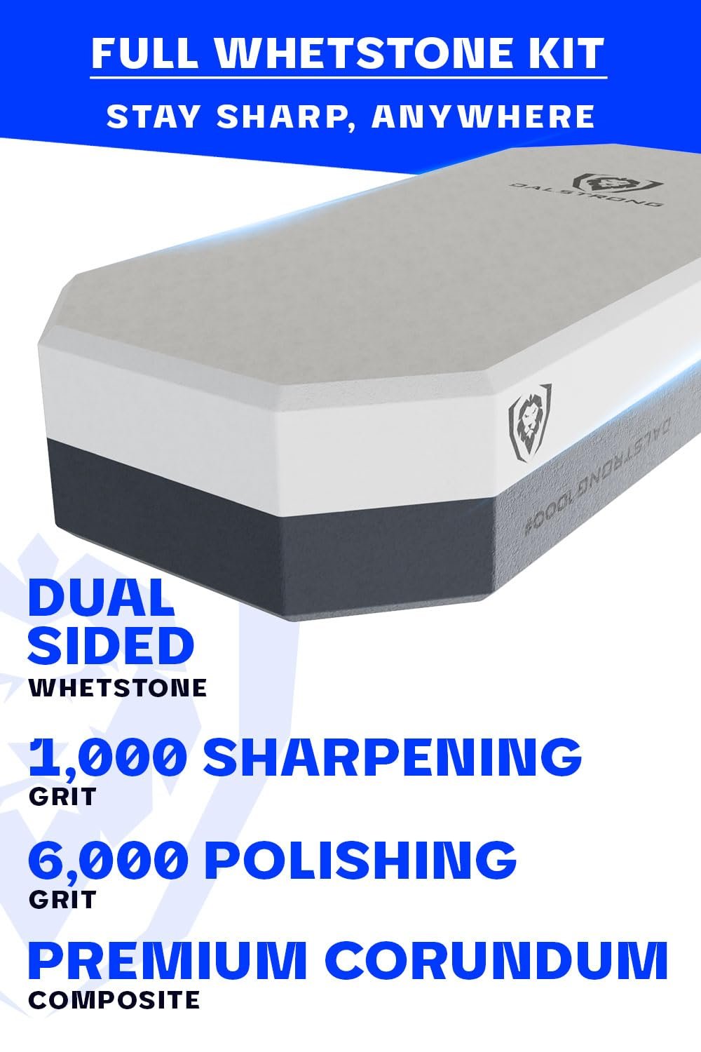 Набір точильних каменів DALSTRONG портативний у дубовому коробі #1000/#6000 grit корунд, фото №2 Набір точильних каменів DALSTRONG портативний у дубовому коробі #1000/#6000 grit корунд, фото №2