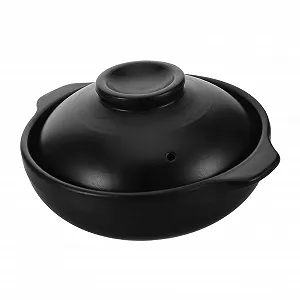 Кастрюля-жаровня Cabilock Керамическая термостойкая с крышкой для открытого огня - Фото 1