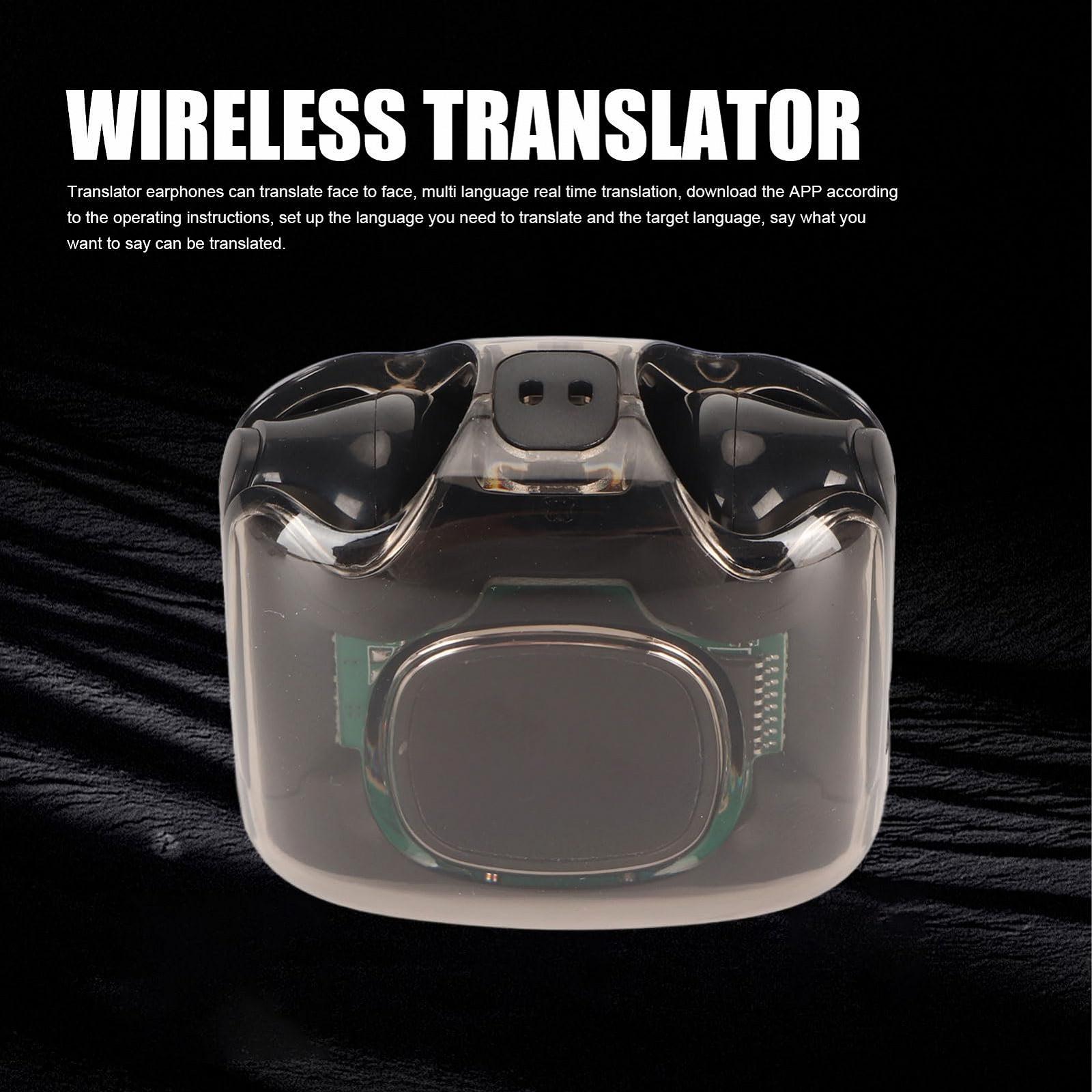 Наушники-переводчики Jectse, 74 языка 70 акцентов TM60 Bluetooth V5.3, интеллектуальное шумоподавление, фото №2