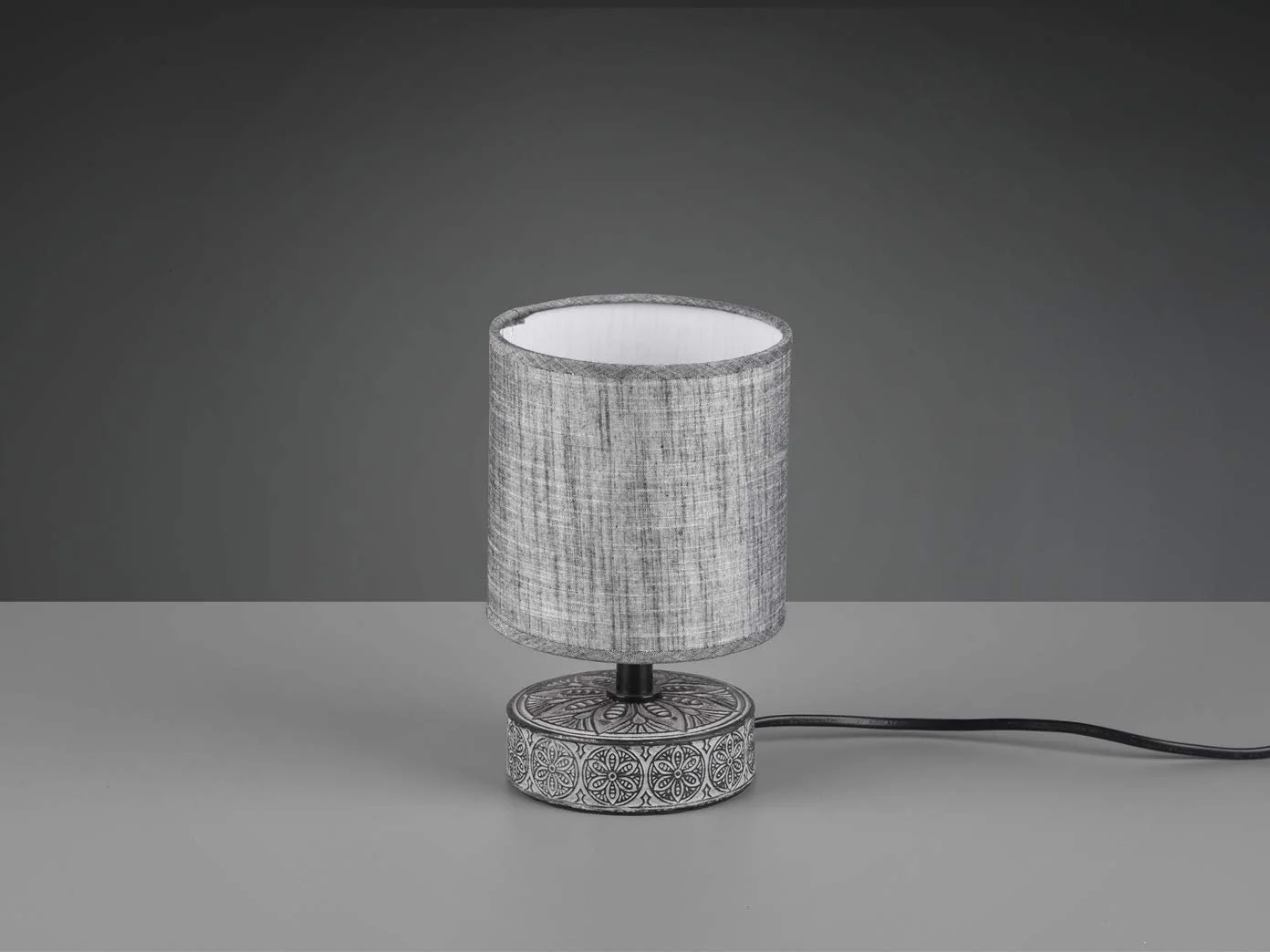 Настільна лампа Reality Leuchten Marie R50980111 E14 Кераміка Сірий, фото №5