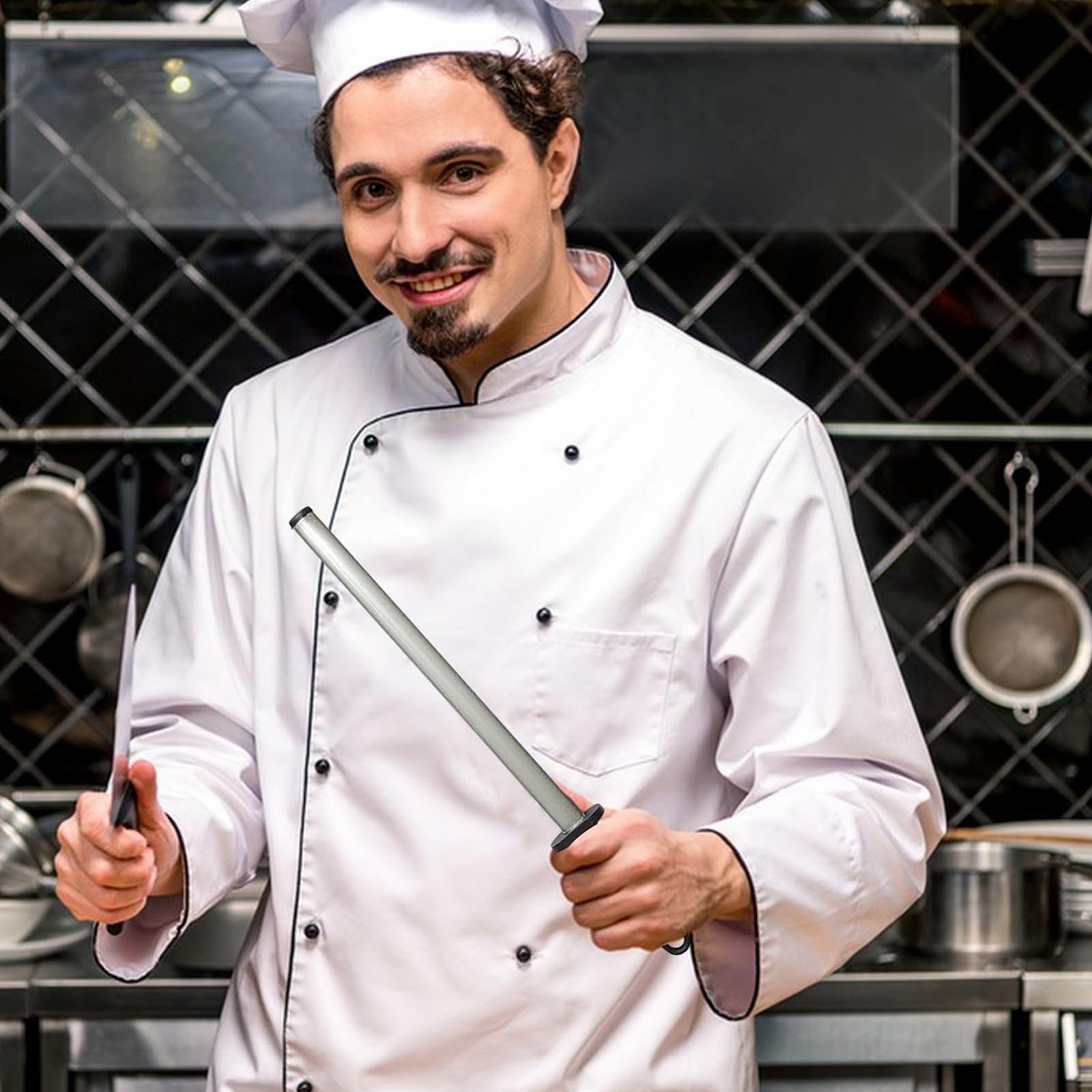 Мусат для заточки ножей Auktion керамический эргономичный для кухни, фото №3