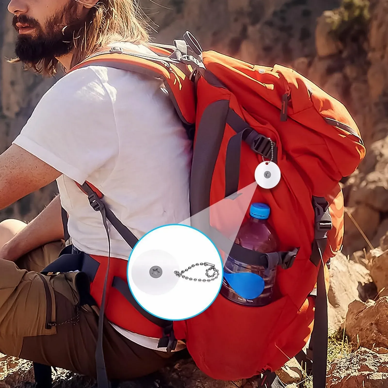 Сигнальный отражатель Camp-Reflektor портативный многофункциональный для кемпинга, фото №2