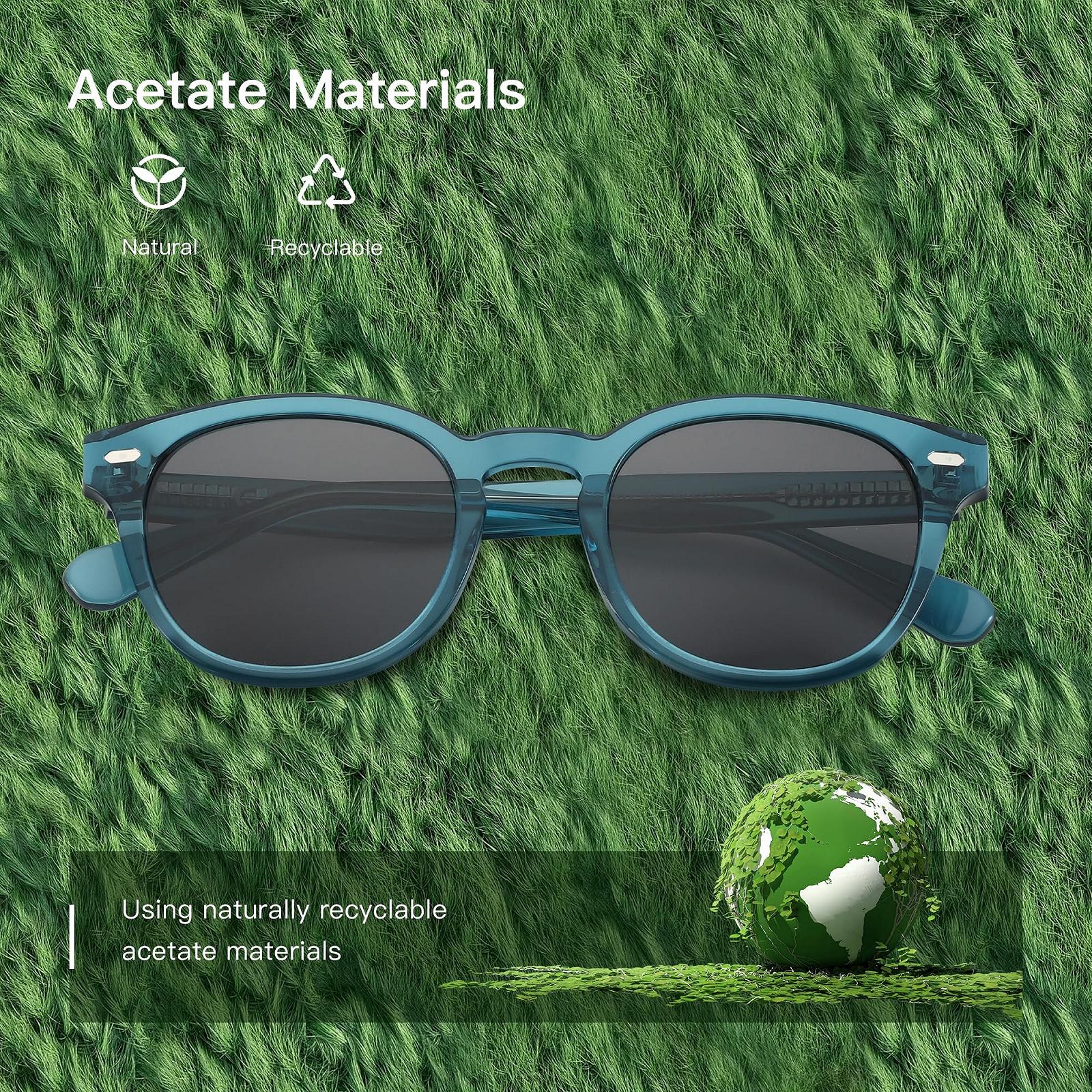 Сонцезахисні окуляри ZENOTTIC Жіночі Поляризовані Модні Ретро Круглі Дизайнерські, фото №3 Сонцезахисні окуляри ZENOTTIC Жіночі Поляризовані Модні Ретро Круглі Дизайнерські, фото №3