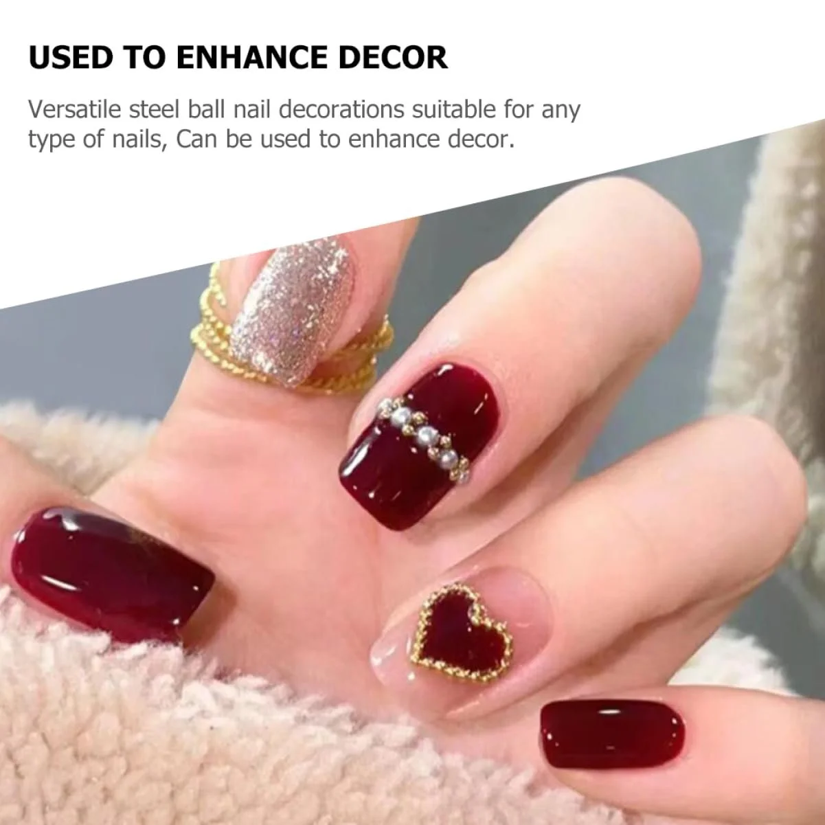 GLEAVI, 3D міні-намистини, круглі намистини, сталеві перлини, 12 коробок, фото №8 GLEAVI, 3D міні-намистини, круглі намистини, сталеві перлини, 12 коробок, фото №8