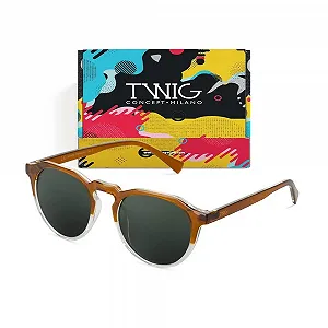 Сонцезахисні окуляри TWIG Woolf Чоловічі Жіночі UV400 Модні Вінтажні synthetic.ua - Фото 1