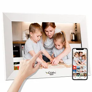 Цифровая фоторамка AiMOR 10.1 Inch 1280 x 800 HD Touch Screen WiFi 32GB LED Colours - Фото 1