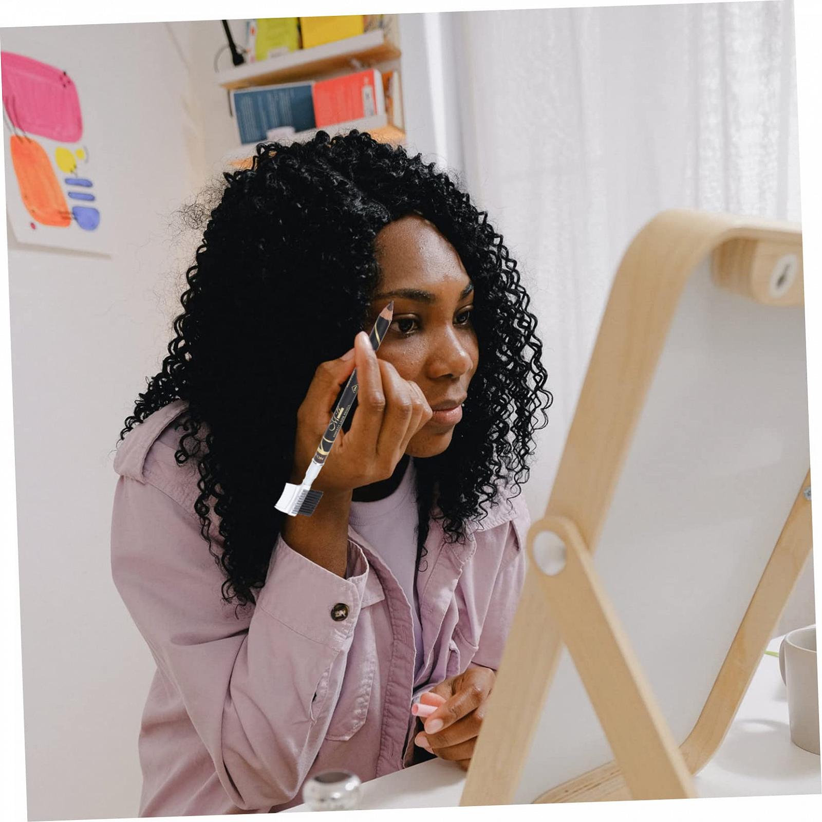 Олівець minkissy 12 Stück Для брів Ейлайнер Сірий Ейлайнер Коричневий Ейлайнер Чорний, фото №2