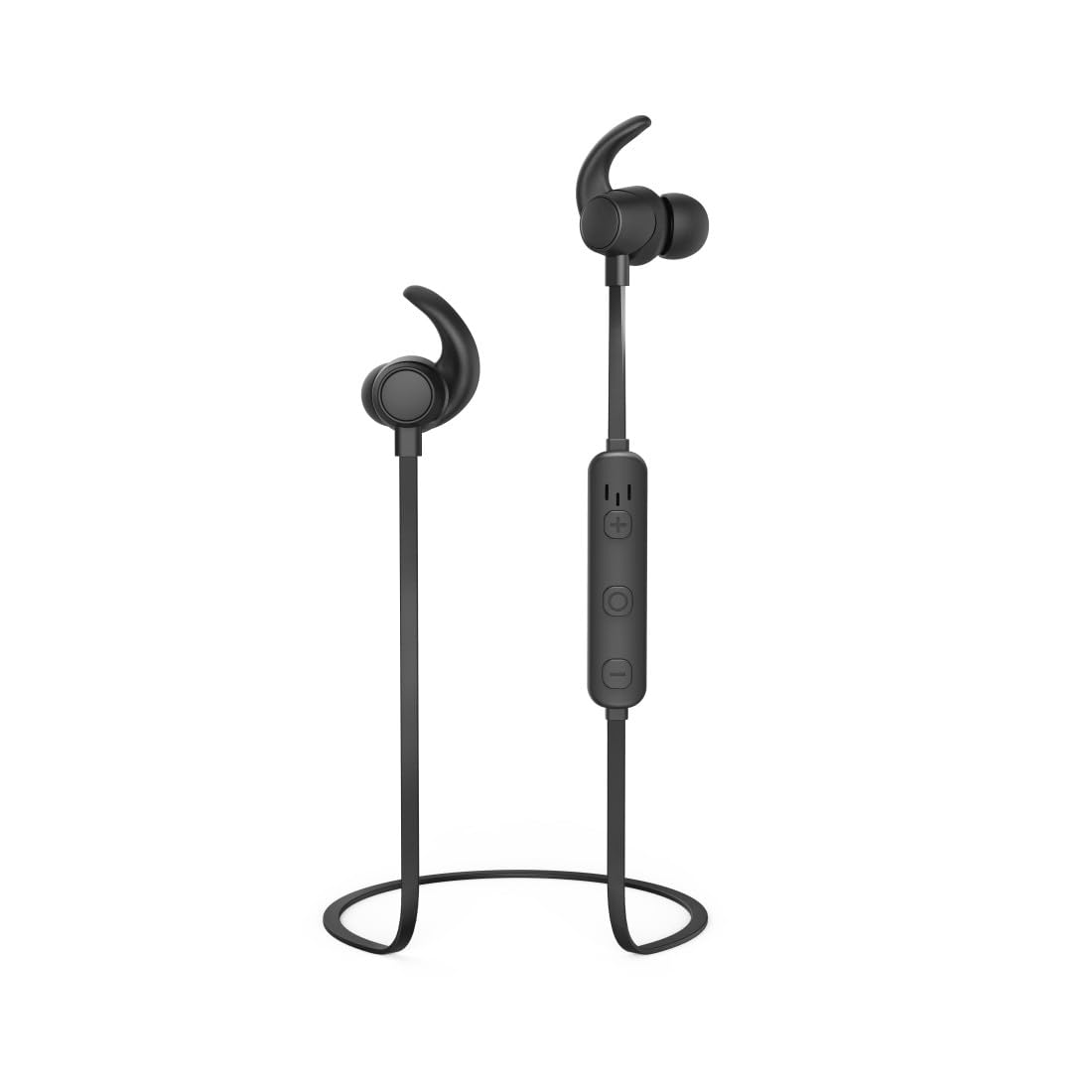 Наушники Hama Thomson WEAR7208BK Bluetooth Sport In-Ear, Регулятор громкости Черный, фото №1