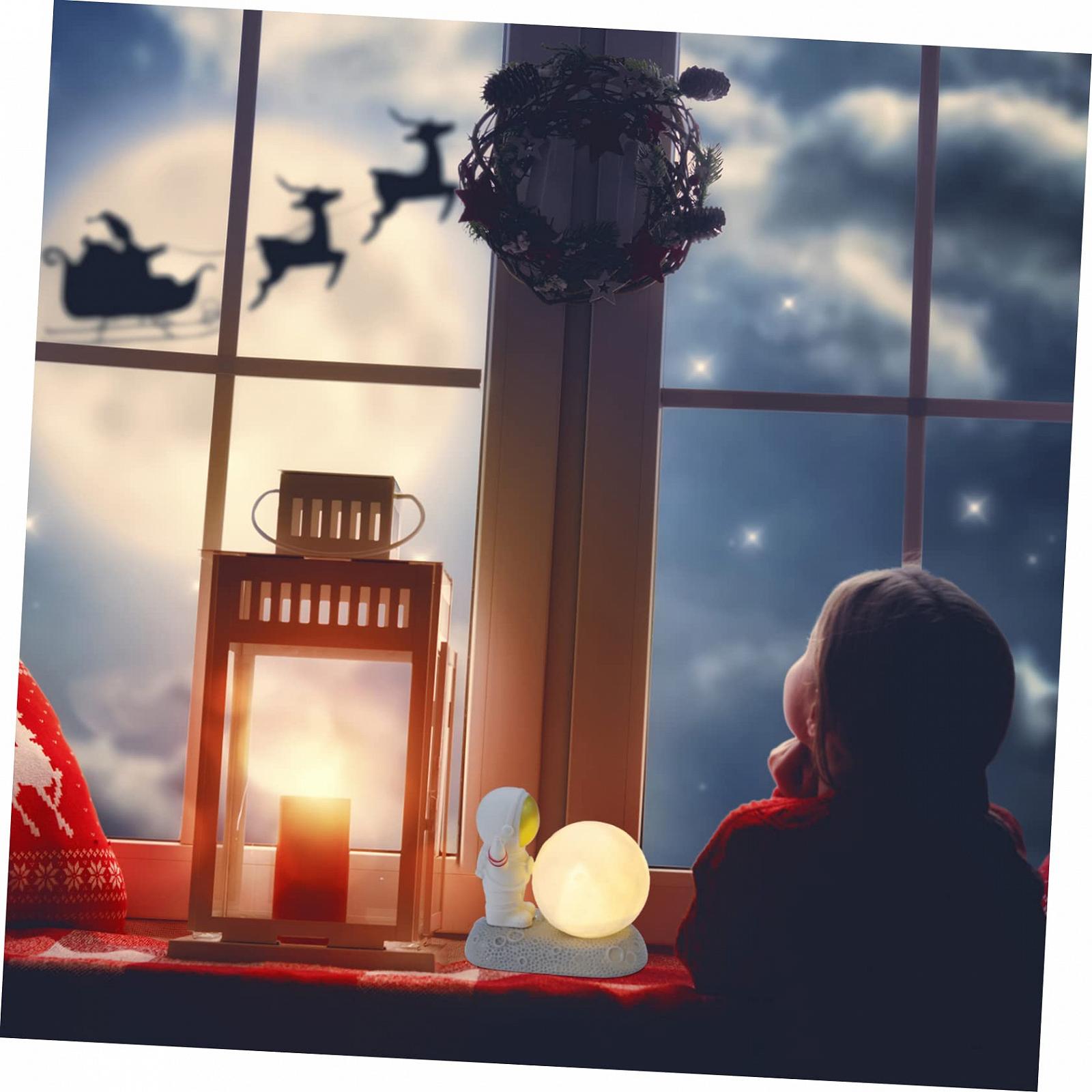 Світильник UKCOCO Astronaut LED Moon для дитячої кімнати пластиковий, фото №6 Світильник UKCOCO Astronaut LED Moon для дитячої кімнати пластиковий, фото №6