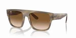 Сонцезахисні окуляри RAY-BAN Унісекс 0RB0360S14055157 Коричнева лінза 57 мм Зелена смужка synthetic.ua - Фото 1