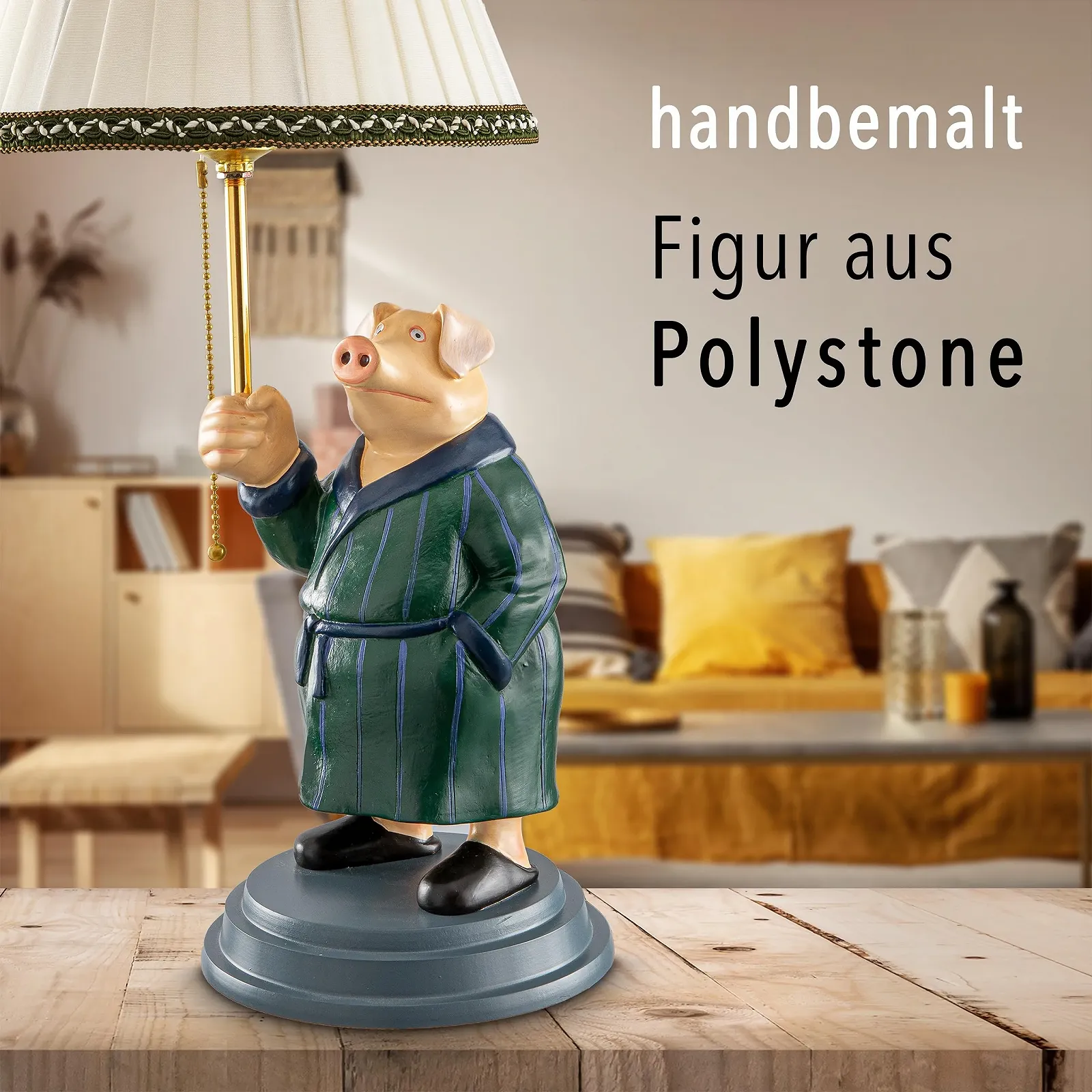 Настільна лампа Inkognito Amélie Pig Lamp Amelie 2 64 см, фото №4