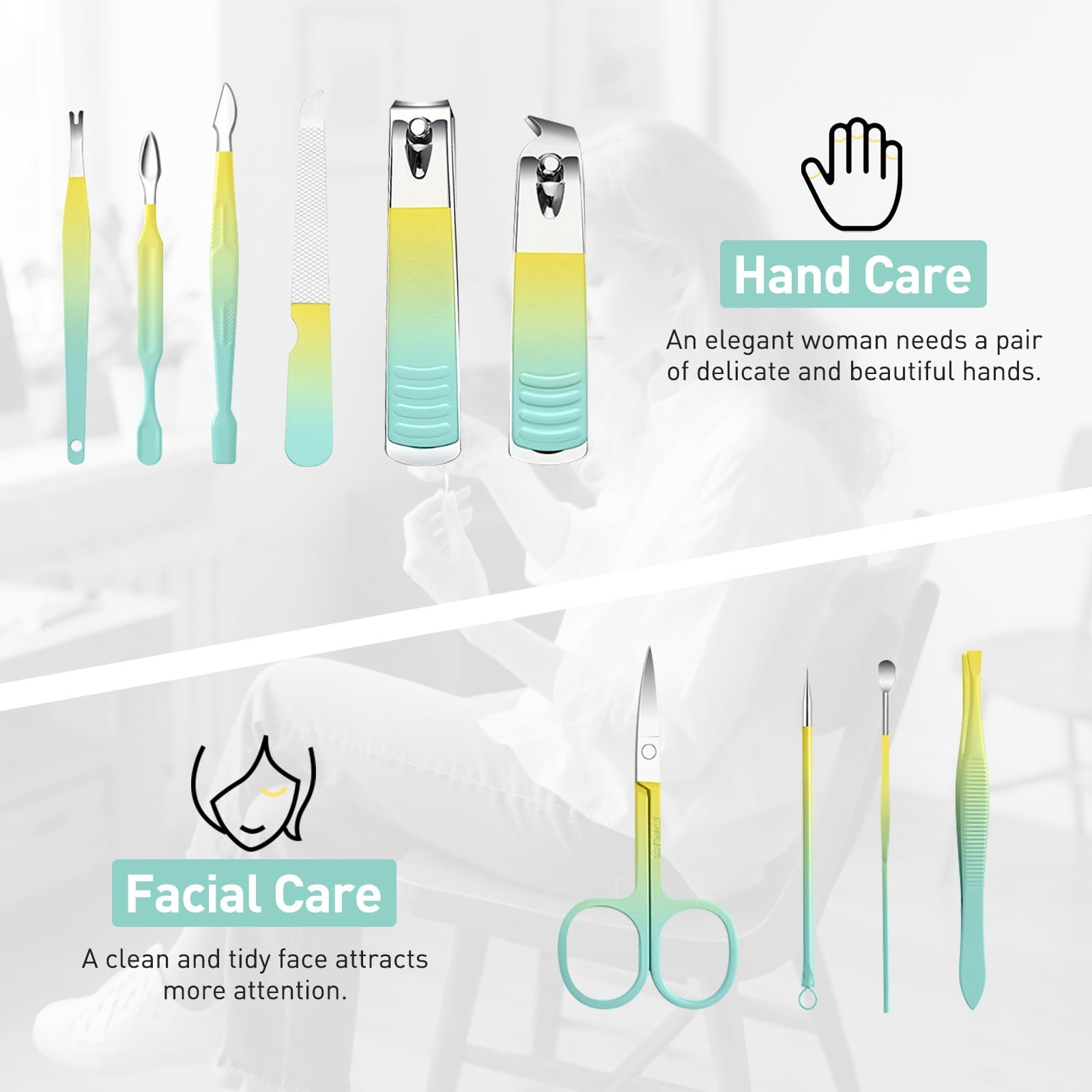 Набір для манікюру Unusverum 10шт, фото №2 Набір для манікюру Unusverum 10шт, фото №2