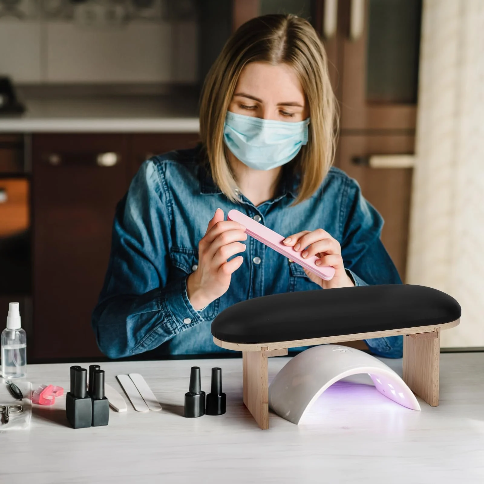 Підставка для рук для манікюру Segbeauty, подушка, фото №7