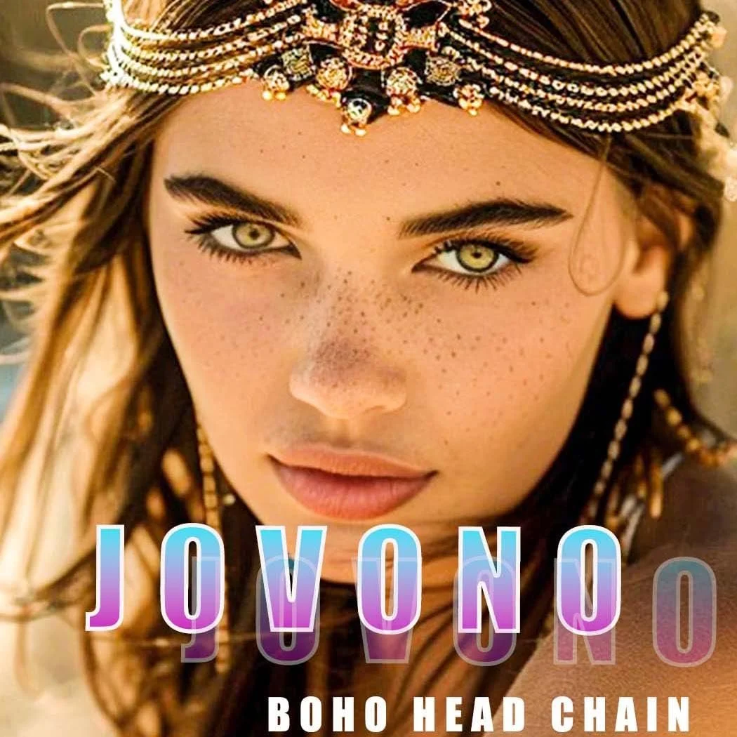 Обруч на голову в стилі бохо Jovono, фото №4