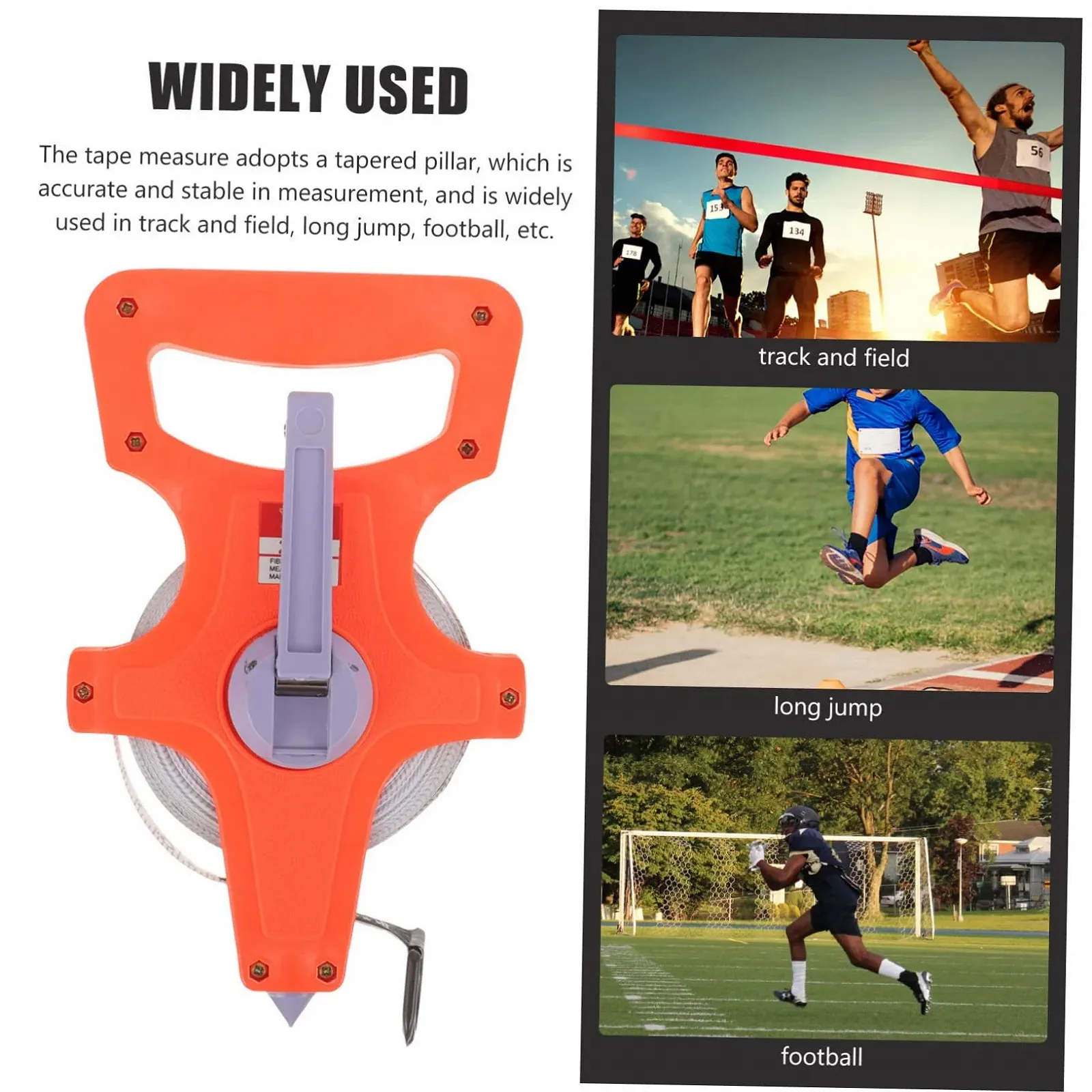 Рулетка Lurrose Инженерная Строительная Длинная Полевая, фото №5