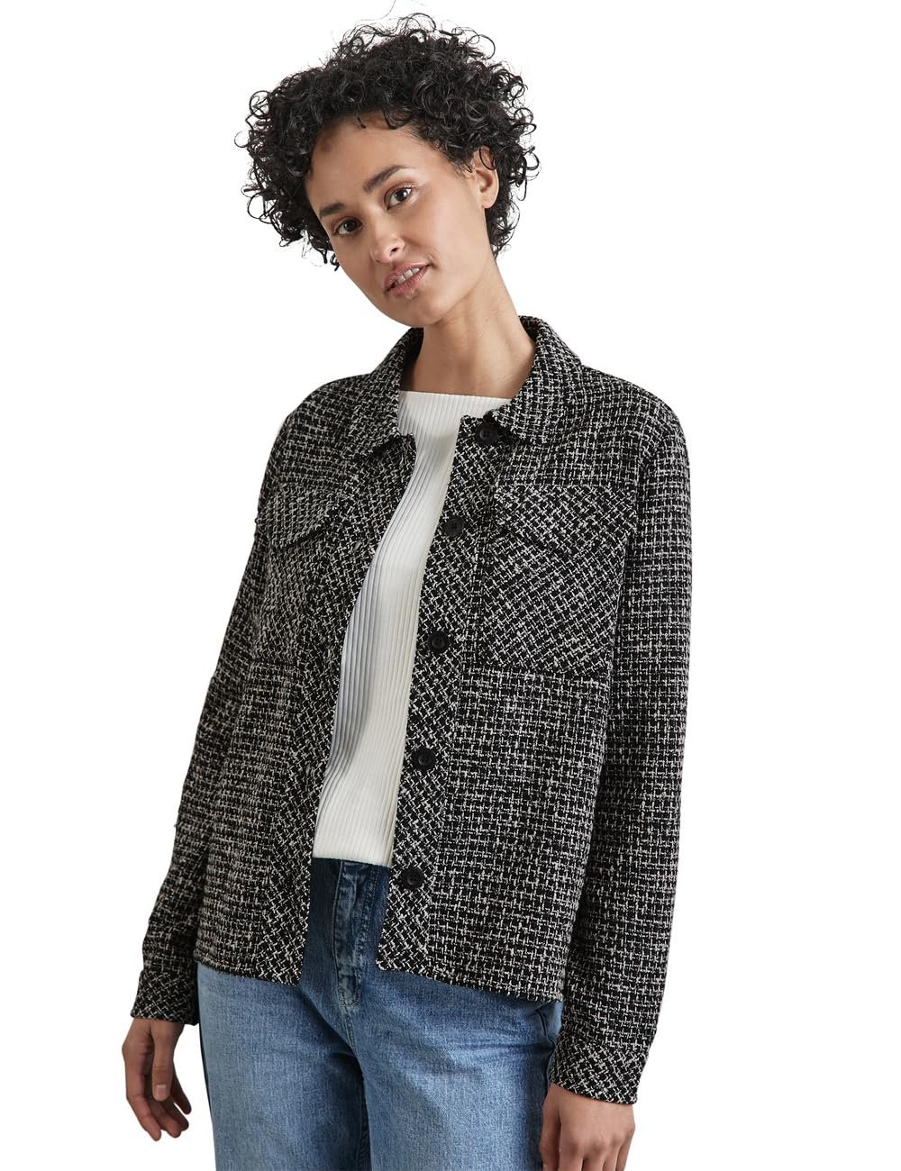 Куртка Street One Короткая Букле, фото №1