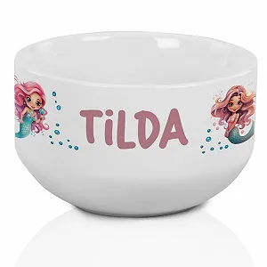 Тарелка GRAZDesign Керамическая Девочка Русалка - Фото 1