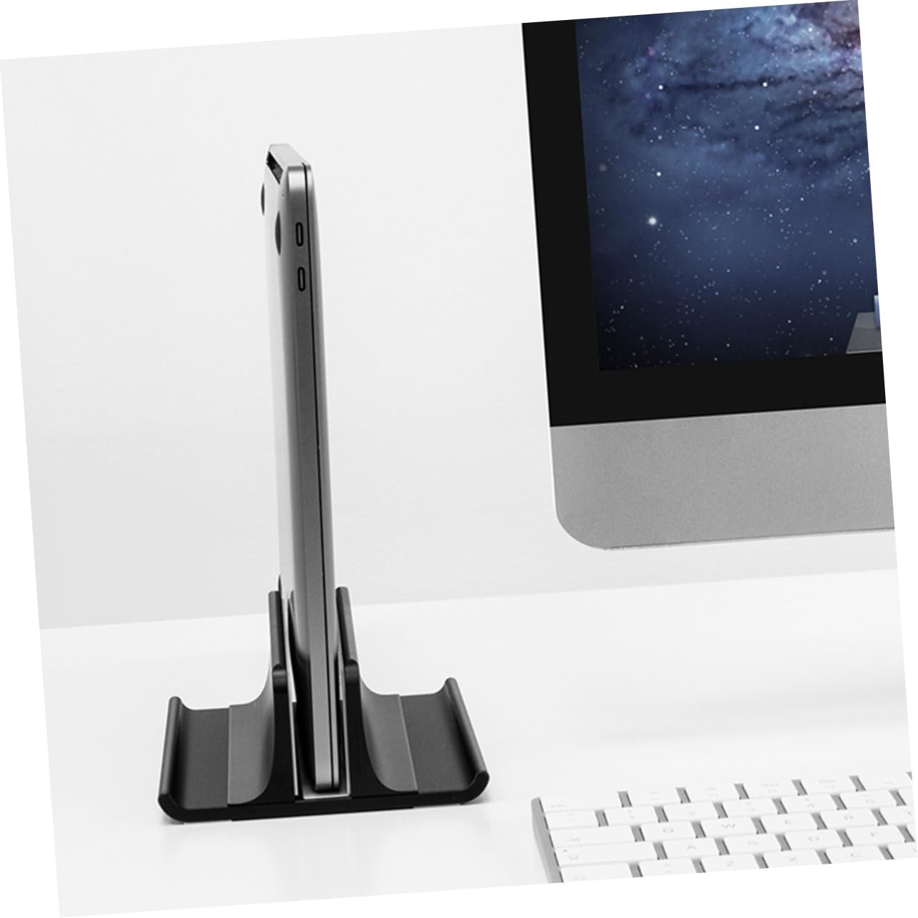 Охолоджуюча Підставка для Ноутбука GALPADA Алюмінієвий Сплав Вертикальна Нековзна Для відведення тепла та організації робочого столу, фото №4