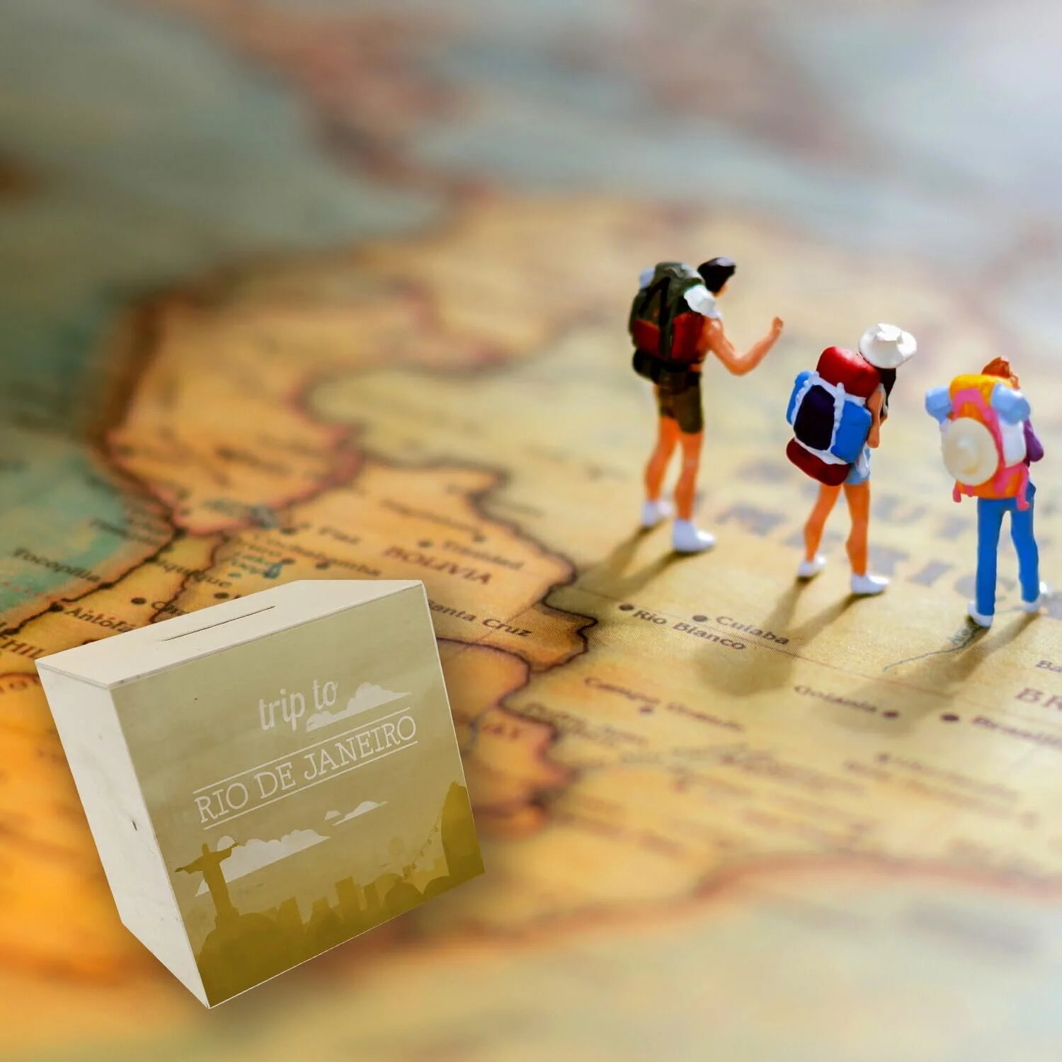 Скарбничка Дерев'яна "Trip to Rio de Janeiro", фото №6