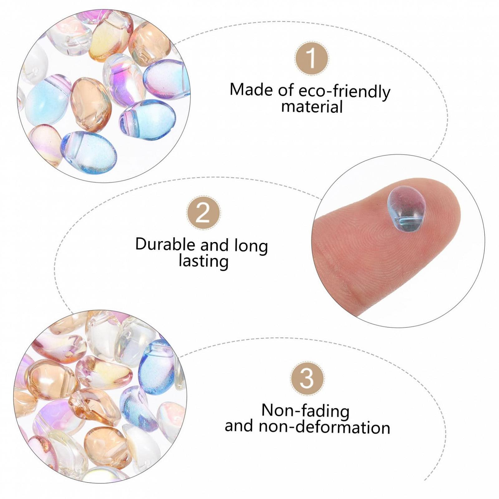 Стрази для нігтів Healeved 200 шт. Самоклеючі Патчі для манікюру, фото №5