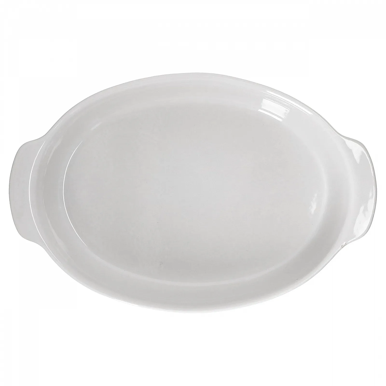 Форма для запікання керамічна MamboCat овальна з ручками 1,8 л 36 см Біла, фото №3