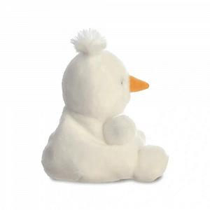 Мягкая игрушка Aurora Palm Pals 99130 Снеговик 13 см Белая synthetic.ua - Фото 1