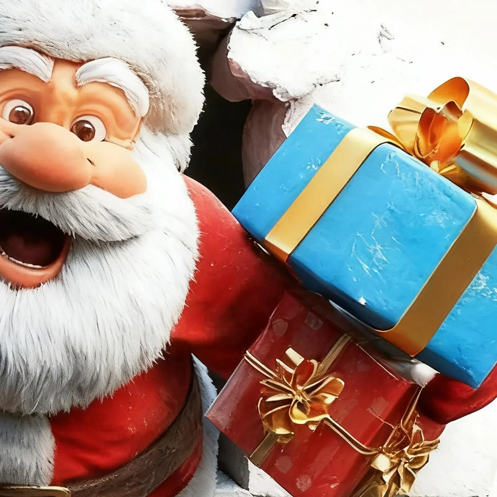 Наклейка на стіну 3D Santa Claus Christmas Sticker, фото №7 Наклейка на стіну 3D Santa Claus Christmas Sticker, фото №7