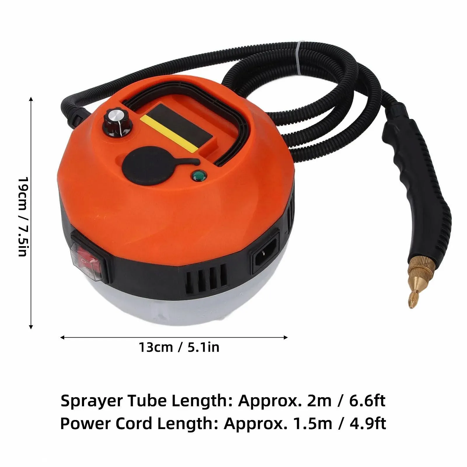 Ручний пароочисник високого тиску 105 °C 1 л EU Plug 220 В Squishy, фото №8