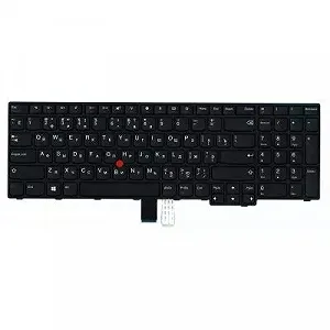 Клавиатура ноутбука Lenovo ThinkPad E570/E575 черная с черной ТП UA A46109 - Фото 1