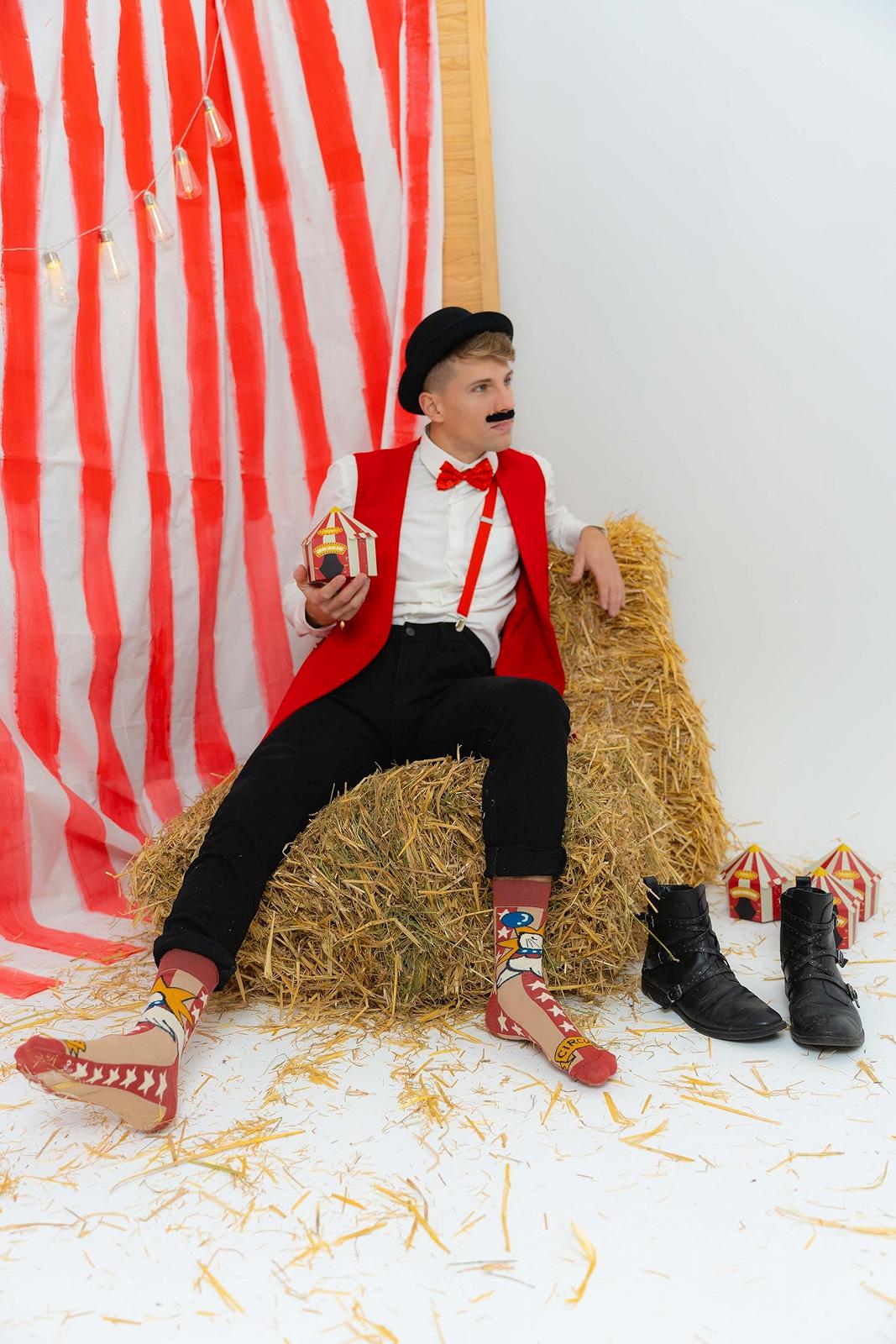 Шкарпетки Rainbow Socks Circus Box, 3 пари, фото №8