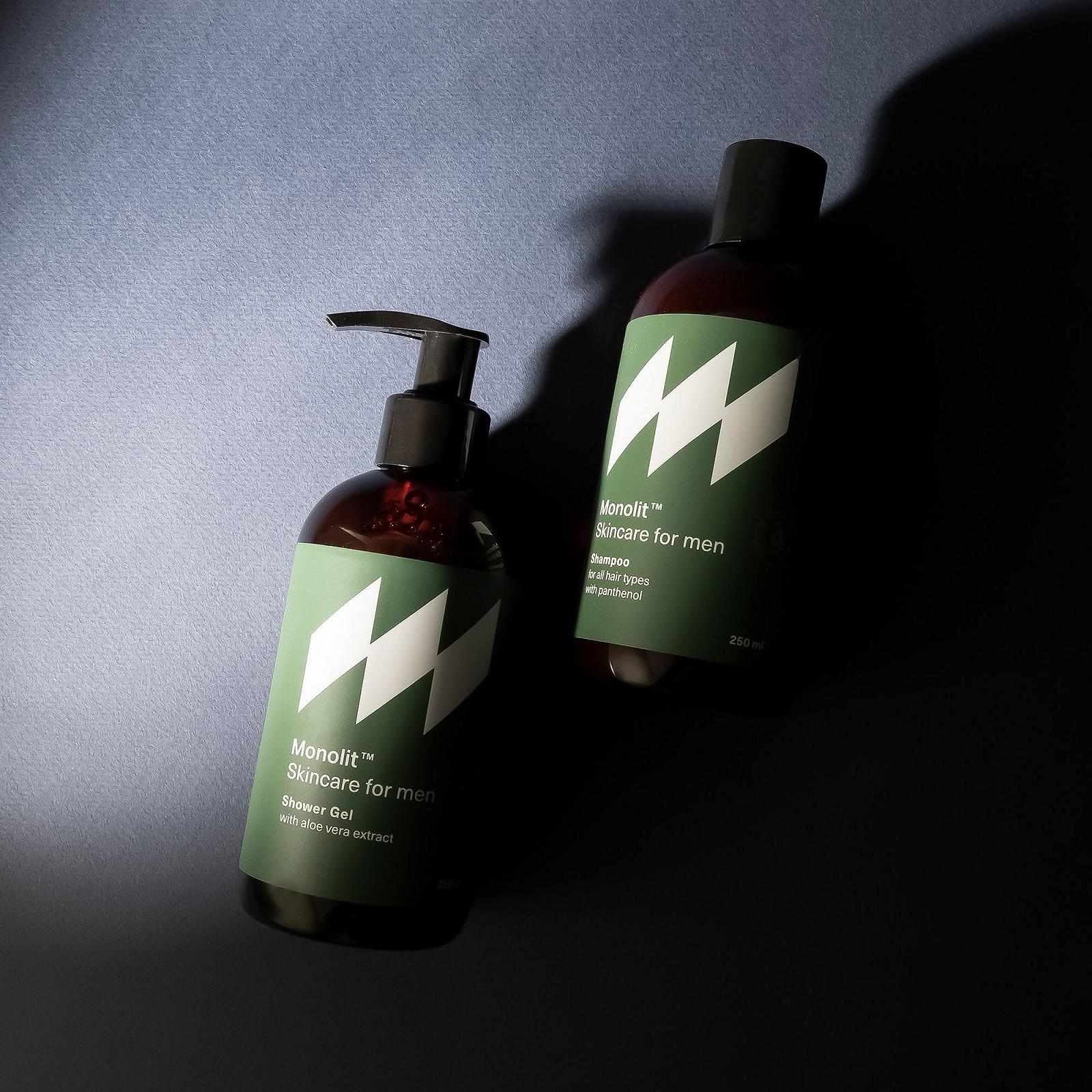 Шампунь Monolit для мужчин с Пантенолом Укрепление волос Уход за корнями волос Успокаивает кожу головы Пантенол Экстракт ромашки Эффективный эффект 250 мл, фото №9