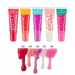 Блеск для губ Essence Juicy Bomb Shiny Lip Gloss 101/102/103/104/105 набор 5 шт. цена на synthetic.ua - Фото 1 Блеск для губ Essence Juicy Bomb Shiny Lip Gloss 101/102/103/104/105 набор 5 шт. synthetic.ua - Фото 1