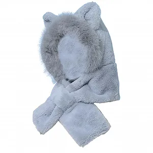 Шапка-шарф з капюшоном Зимова - Фото 1