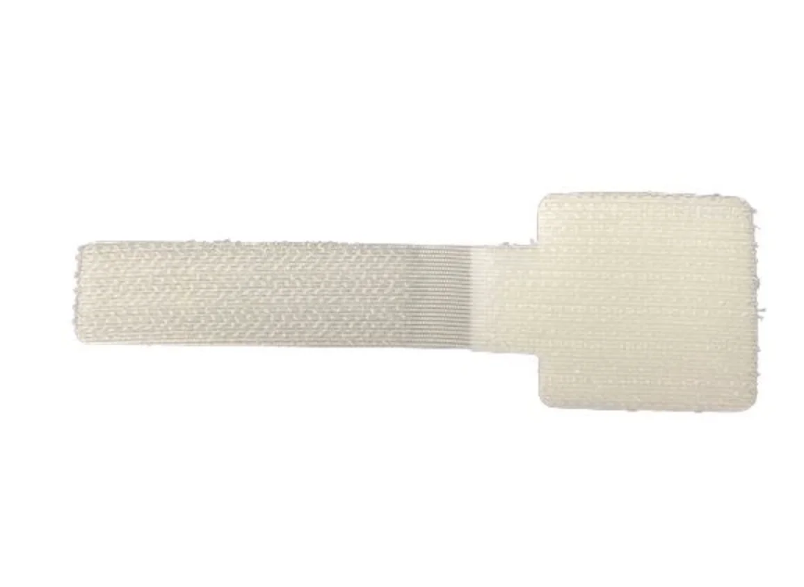 Тримач-стяжка для проводів липучка органайзер кабелю багаторазовий 15 шт Білий, фото №1